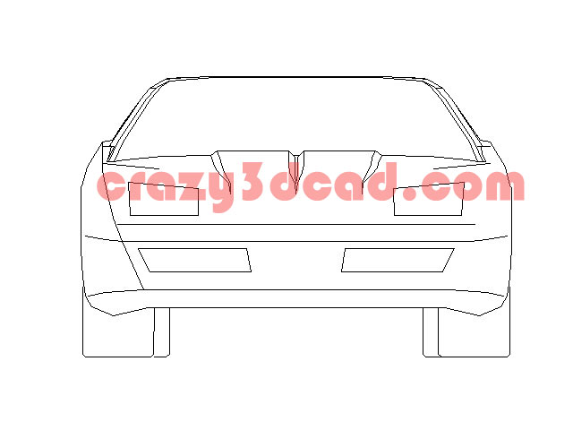 Fashion car CAD Block